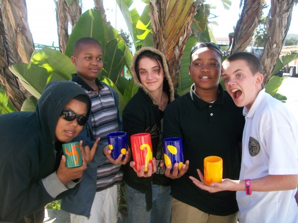 Kids and their Glass Cups